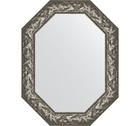 Зеркало EVOFORM в багетной раме - византия серебро 99 mm (68x88 cm) 7227
