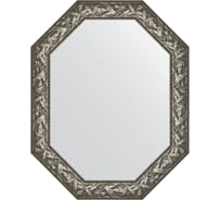 Зеркало EVOFORM в багетной раме - византия серебро 99 mm (78x98 cm) 7228