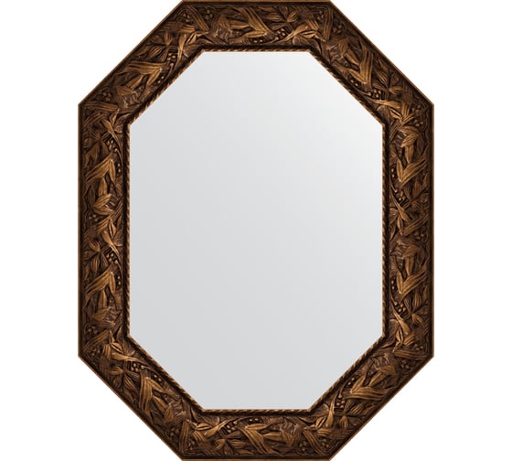 Зеркало EVOFORM в багетной раме - византия бронза 99 mm (68x88 cm) 7231 1