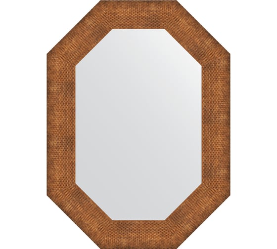 Зеркало EVOFORM в багетной раме - медная кольчуга 88 mm (56x76 cm) 7293 1