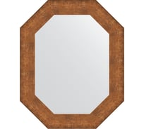Зеркало EVOFORM в багетной раме - медная кольчуга 88 mm (61x76 cm) 7294
