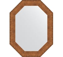 Зеркало EVOFORM в багетной раме - медная кольчуга 88 mm (66x86 cm) 7295
