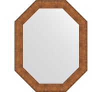 Зеркало EVOFORM в багетной раме - медная кольчуга 88 mm (76x96 cm) 7296