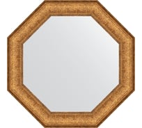 Зеркало EVOFORM в багетной раме - медный эльдорадо 73 mm (58x58 cm) 7324