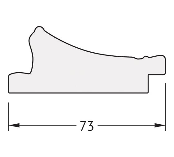 Зеркало EVOFORM в багетной раме - медный эльдорадо 73 mm (58x58 cm) 7324