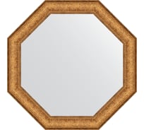 Зеркало EVOFORM в багетной раме - медный эльдорадо 73 mm (68x68 cm) 7325