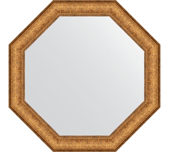 Зеркало EVOFORM в багетной раме - медный эльдорадо 73 mm (68x68 cm) 7325 1