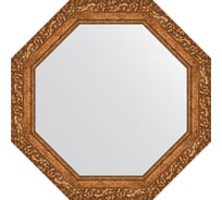Зеркало EVOFORM в багетной раме - виньетка бронзовая 85 mm (70x70 cm) 7333