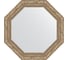 Зеркало EVOFORM в багетной раме - виньетка античное серебро 85 mm (70x70 cm) 7335 1