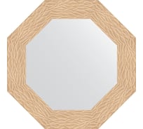 Зеркало EVOFORM в багетной раме - золотые дюны 90 mm (61x61 cm) 7348