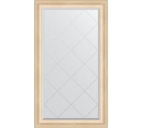 Зеркало EVOFORM с гравировкой в багетной раме - старый гипс 82 мм (75x130 см) BY 4226
