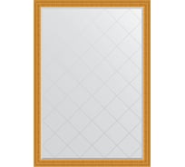 Зеркало EVOFORM с гравировкой в багетной раме - сусальное золото 80 мм (130x184 см) BY 4482
