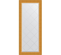 Зеркало EVOFORM с гравировкой в багетной раме - сусальное золото 80 мм (65x154 см) BY 4138
