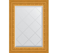Зеркало EVOFORM с гравировкой в багетной раме - сусальное золото 80 мм (55x72 см) BY 4009