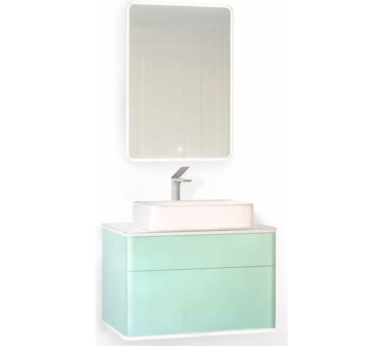 Подвесная тумба Jorno Pastel 80 Pas.01.82/P/BL