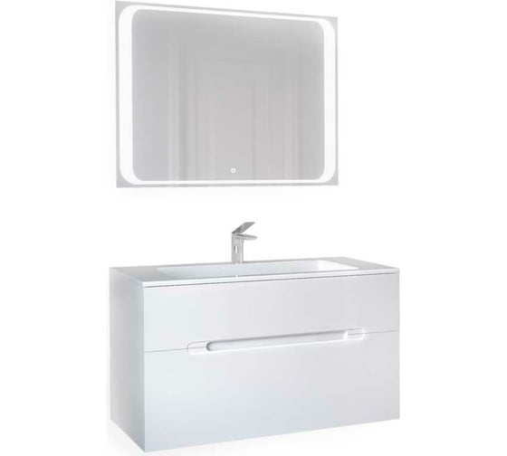 Подвесная тумба Jorno Modul 100 Mоl.01.97/P/W