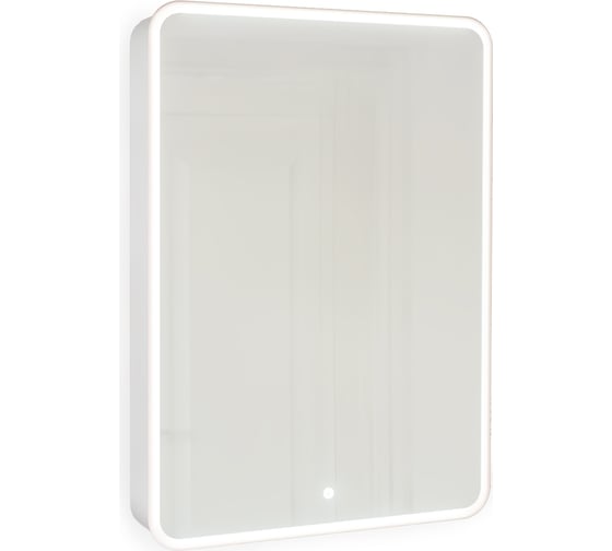 Зеркало-шкаф Jorno Pastel 60 с подсветкой Pas.03.60/W