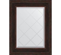 Зеркало EVOFORM с гравировкой в багетной раме - темный прованс 99 мм (59x76 см) BY 4033
