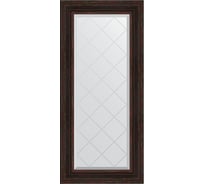 Зеркало EVOFORM с гравировкой в багетной раме - темный прованс 99 мм (59x128 см) BY 4076