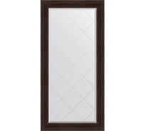 Зеркало EVOFORM с гравировкой в багетной раме - темный прованс 99 мм (79x161 см) BY 4291
