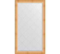 Зеркало EVOFORM с гравировкой в багетной раме - травленое золото 87 мм (96x171 см) BY 4526