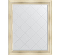 Зеркало EVOFORM с гравировкой в багетной раме - травленое серебро 99 мм (99x124 см) BY 4375