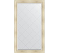 Зеркало EVOFORM с гравировкой в багетной раме - травленое серебро 99 мм (99x174 см) BY 4418