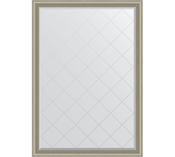 Зеркало EVOFORM с гравировкой в багетной раме - хамелеон 88 мм (131x186 см) BY 4493
