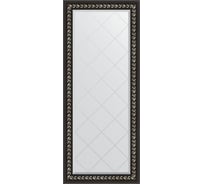Зеркало EVOFORM с гравировкой в багетной раме - черный ардеко 81 мм (65x154 см) BY 4139