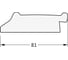 Зеркало EVOFORM с гравировкой в багетной раме - черный ардеко 81 мм (75x129 см) BY 4225 4