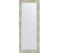 Зеркало EVOFORM с фацетом в багетной раме - алюминий 61 мм (51x131 см) BY 1159