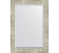 Зеркало EVOFORM с фацетом в багетной раме - алюминий 61 мм (51x71 см) BY 1129