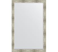 Зеркало EVOFORM с фацетом в багетной раме - алюминий 90 мм (116x176 см) BY 1220