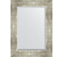 Зеркало EVOFORM с фацетом в багетной раме - алюминий 90 мм (56x76 см) BY 1130