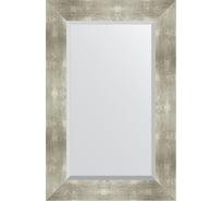 Зеркало EVOFORM с фацетом в багетной раме - алюминий 90 мм (56x86 см) BY 1140