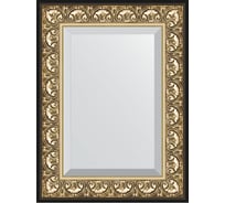 Зеркало EVOFORM с фацетом в багетной раме - барокко золото 106 мм (60x80 см) BY 1231