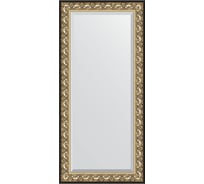 Зеркало EVOFORM с фацетом в багетной раме - барокко золото 106 мм (80x170 см) BY 1311