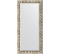 Зеркало EVOFORM с фацетом в багетной раме - барокко серебро 106 мм (80x170 см) BY 3606