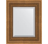 Зеркало EVOFORM с фацетом в багетной раме - бронзовый акведук 93 мм (47x57 см) BY 3362