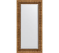 Зеркало EVOFORM с фацетом в багетной раме - бронзовый акведук 93 мм (57x117 см) BY 3492