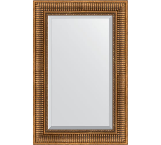 Зеркало EVOFORM с фацетом в багетной раме - бронзовый акведук 93 мм (57x87 см) BY 3414