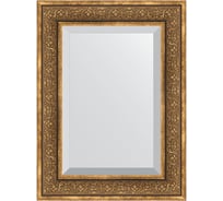 Зеркало EVOFORM с фацетом в багетной раме - вензель бронзовый 101 мм (59x79 см) BY 3396