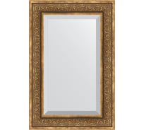 Зеркало EVOFORM с фацетом в багетной раме - вензель бронзовый 101 мм (59x89 см) BY 3422