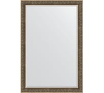 Зеркало EVOFORM с фацетом в багетной раме - вензель серебряный 101 мм (119x179 см) BY 3631