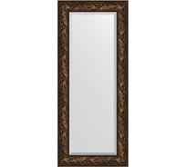 Зеркало EVOFORM с фацетом в багетной раме - византия бронза 99 мм (59x139 см) BY 3521