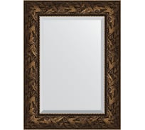Зеркало EVOFORM с фацетом в багетной раме - византия бронза 99 мм (59x79 см) BY 3391