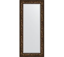Зеркало EVOFORM с фацетом в багетной раме - византия бронза 99 мм (64x149 см) BY 3547
