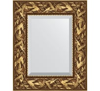 Зеркало EVOFORM с фацетом в багетной раме - византия золото 99 мм (49x59 см) BY 3363