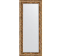 Зеркало EVOFORM с фацетом в багетной раме - виньетка античная бронза 85 мм (55x135 см) BY 3514