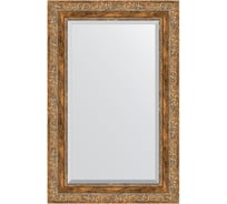 Зеркало EVOFORM с фацетом в багетной раме - виньетка античная бронза 85 мм (55x85 см) BY 3410